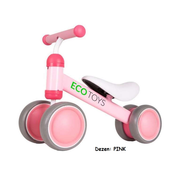 Tricikli / guralica za decu Eco Toys COLLOR PINK