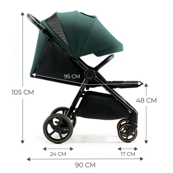 Kišobran kolica Kinderkraft Mitzy, BLACK