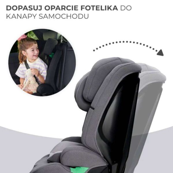 GRAY|Auto sedište Kinderkraft Safety Fix2 I SIZE 76-150 CM