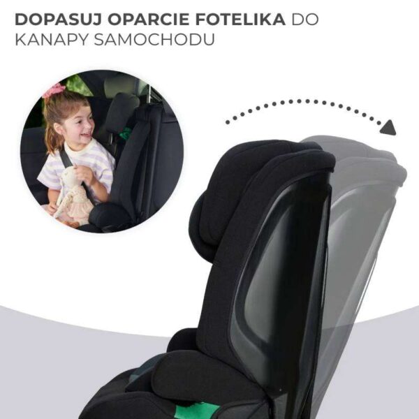 BLACK|Auto sedište Kinderkraft Safety Fix2 I SIZE 76-150 CM