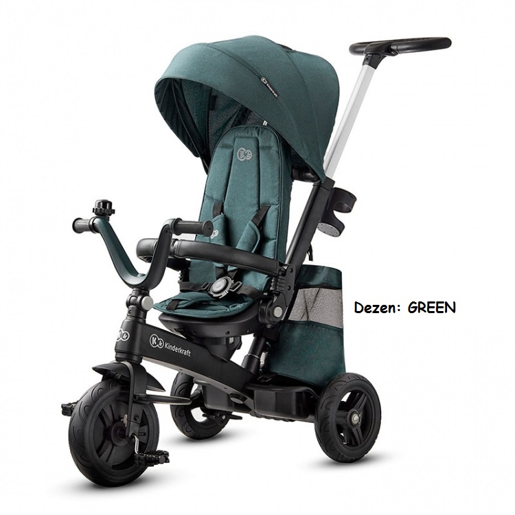 Tricikli / guralica za decu, Kinderkraft EASY TWIST GREEN