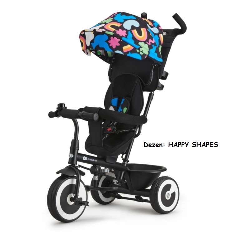 Tricikli / guralica za decu, Kinderkraft ASTON HAPPY SHAPES