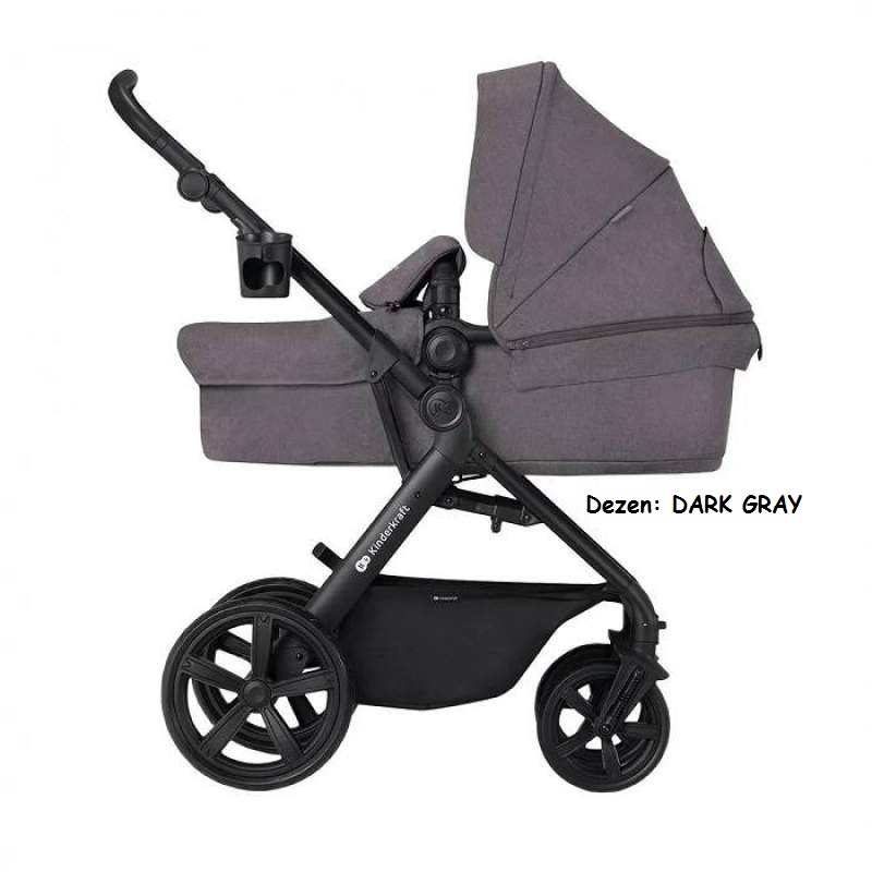 Kolica za bebe Kinderkraft A-tour 3u1 DARK GRAY