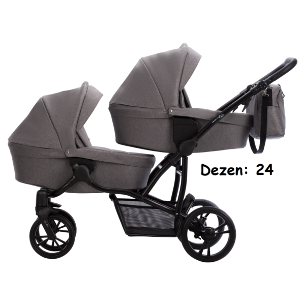 Kolica za bebe Bebetto 42, set 2/3u1, platno/eko koža. 24 (platno)