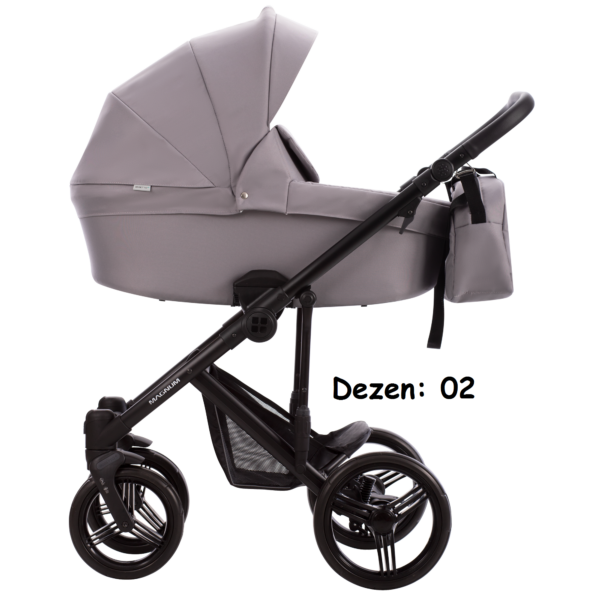 Kolica za bebe Bebetto Magnum Light, set 2/3u1, platno/eko koža. 02 (platno)