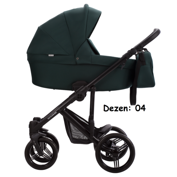 Kolica za bebe Bebetto Magnum Light, set 2/3u1, platno/eko koža. 04 (platno)