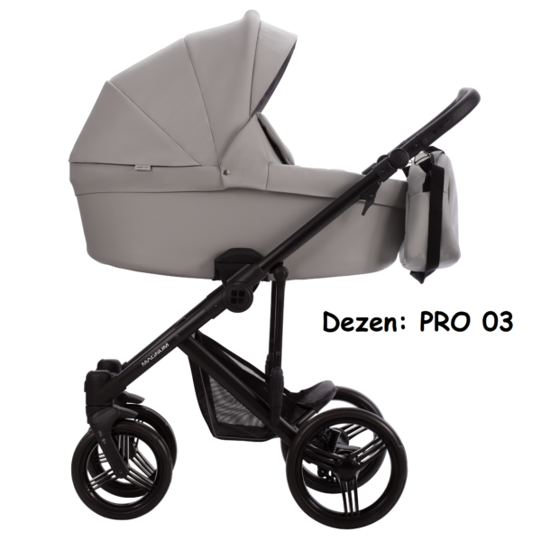 Kolica za bebe Bebetto Magnum Light, set 2/3u1, platno/eko koža. PRO 03 (eko koža)