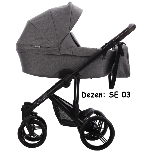 Kolica za bebe Bebetto Magnum Light, set 2/3u1, platno/eko koža. SE 03 (platno)
