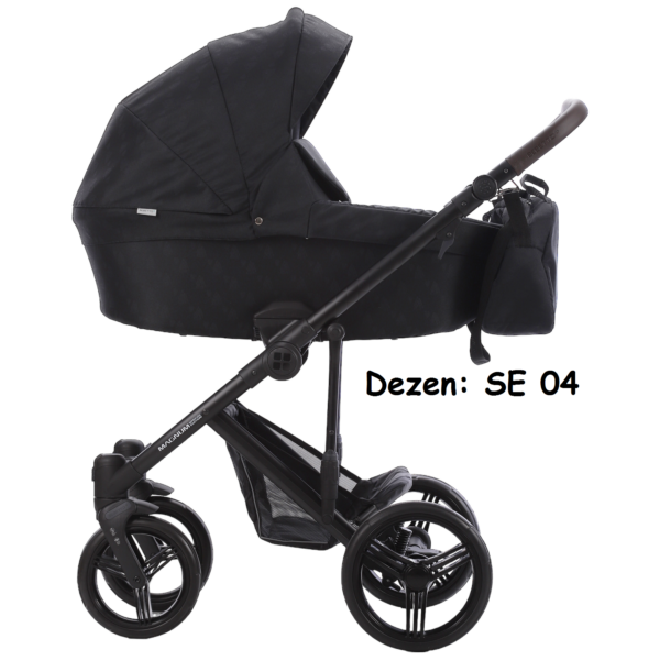 Kolica za bebe Bebetto Magnum Light, set 2/3u1, platno/eko koža. SE 04 (platno)