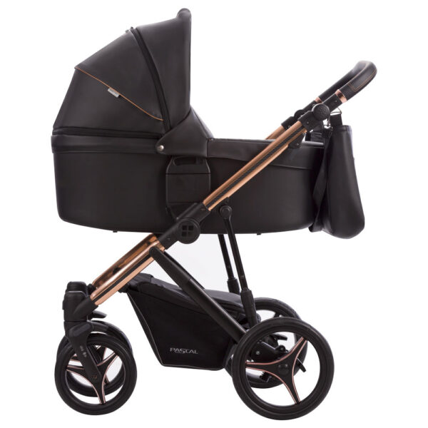 Kolica za bebe Bebetto Pascal Premium Class/platno/eko koža 2/3u1