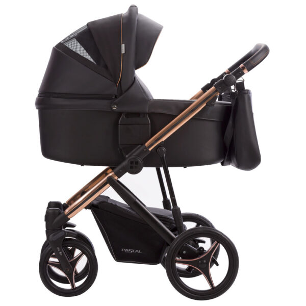 Kolica za bebe Bebetto Pascal Premium Class/platno/eko koža 2/3u1