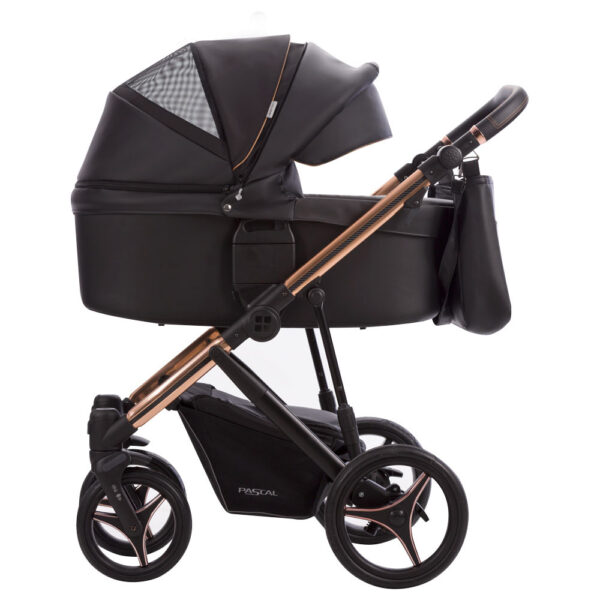 Kolica za bebe Bebetto Pascal Premium Class/platno/eko koža 2/3u1