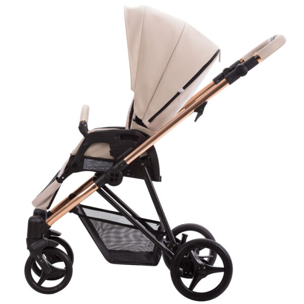 Kolica za bebe Bebetto Yoddi, set 2/3 u 1, platno/eko koža/premium class