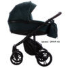 Kolica za bebe Bebetto BRESSO set 2/3 u 1, ONYX 01 (platno)