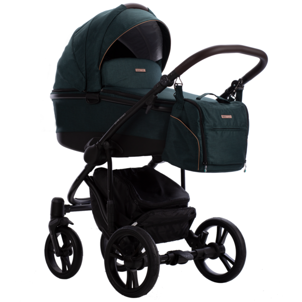 Kolica za bebe Bebetto BRESSO set 2/3 u 1, ONYX 01 (platno)