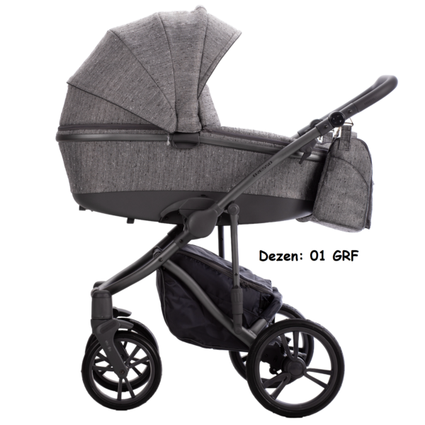 Kolica za bebe Bebetto BRESSO set 2/3 u 1, 01 GRF (platno)