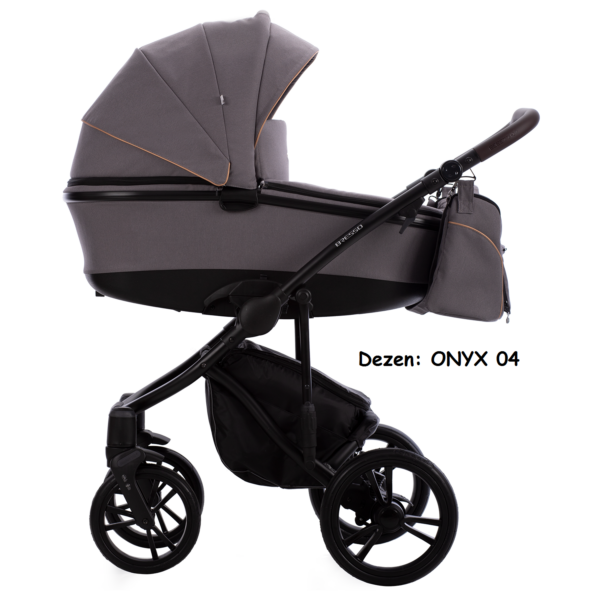 Kolica za bebe Bebetto BRESSO set 2/3 u 1, ONYX 04 (platno)