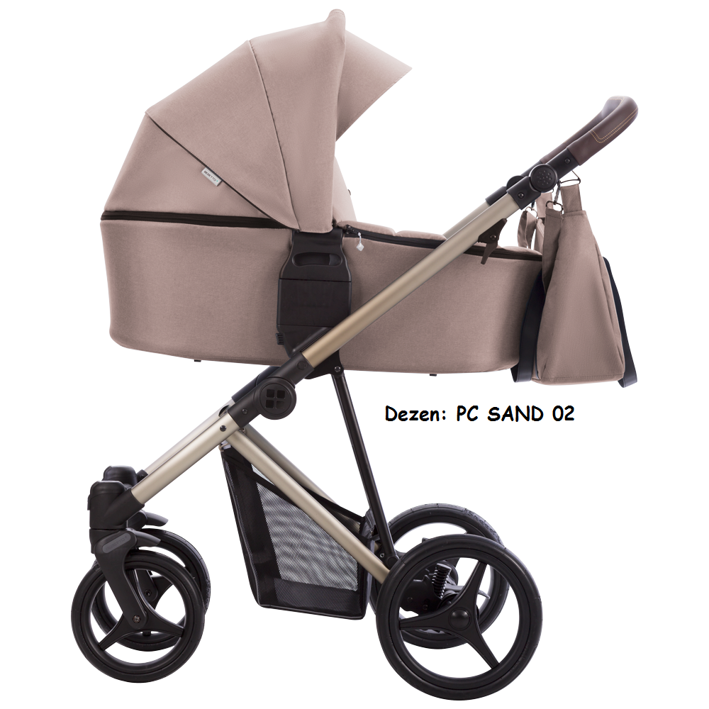 Kolica za bebe Bebetto Flavio Premium Class, set 2/3u1, SAND 02 (platno)