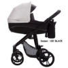 Kolica za bebe Bebetto Holland, set 2/3u1, 100 BLACK (platno)