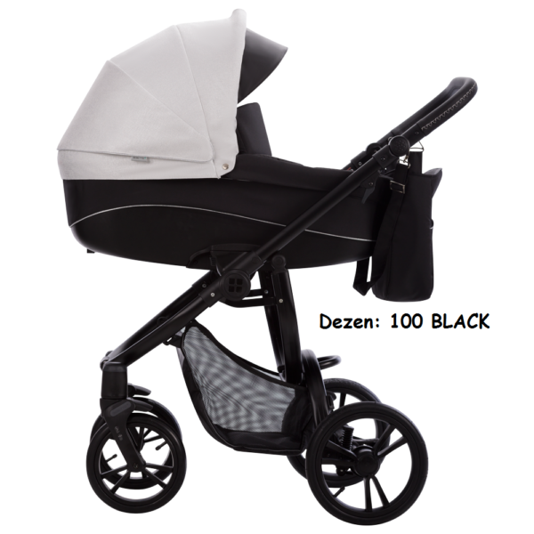 Kolica za bebe Bebetto Holland, set 2/3u1, 100 BLACK (platno)
