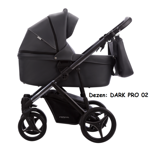 Kolica za bebe Bebetto Pascal 2/3 u 1 DARK PRO 02 (eko koža)