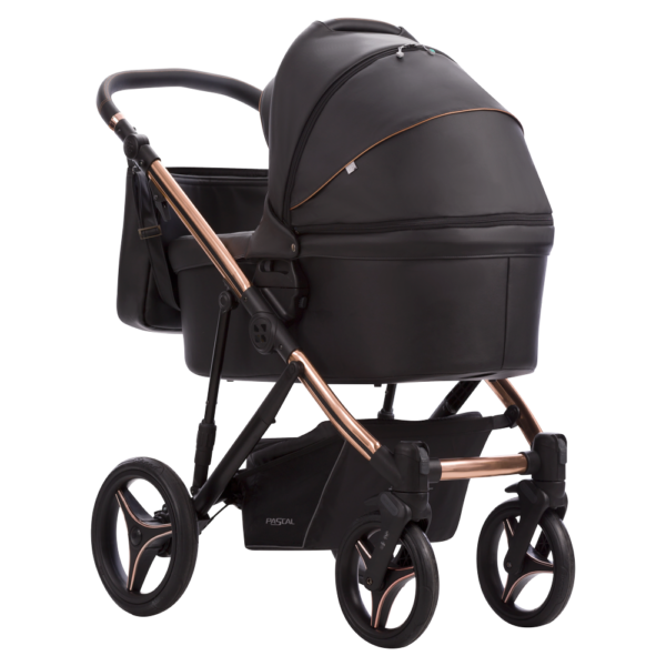 Kolica za bebe Bebetto Pascal Premium Class/platno/eko koža 2/3u1