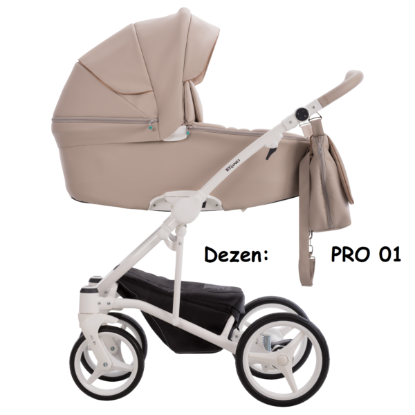 Kolica za bebe Bebetto Torino Premium Class 2/3 u 1 PRO 01 (eko koža)