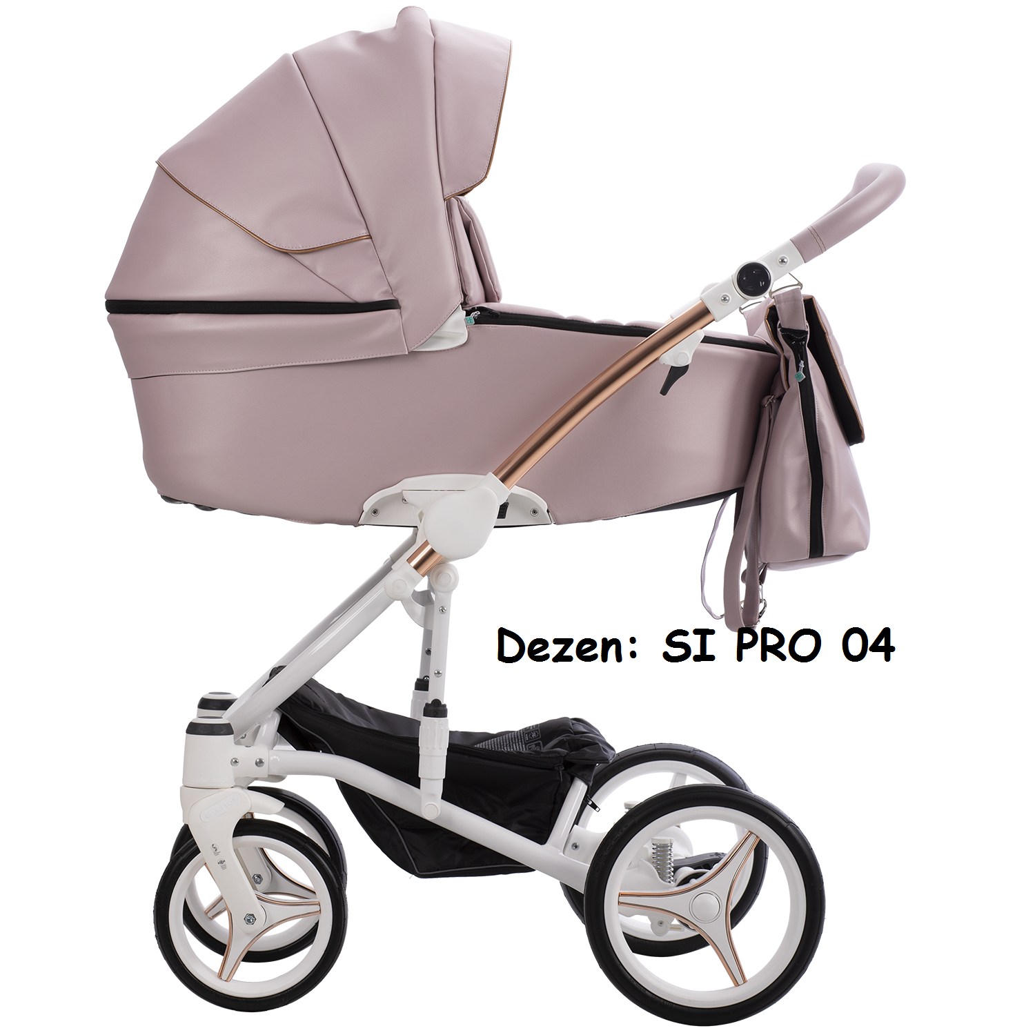Kolica za bebe Bebetto Torino Premium Class 2/3 u 1 SI PRO 04 (eko koža)
