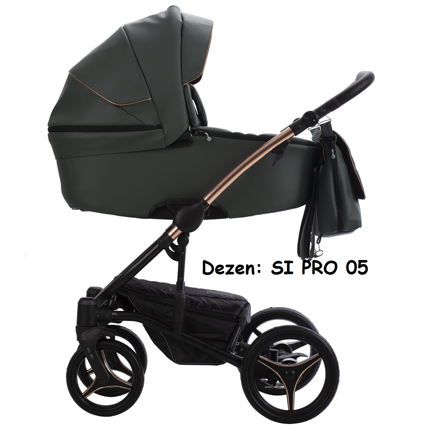 Kolica za bebe Bebetto Torino Premium Class 2/3 u 1 SI PRO 05 (eko koža)
