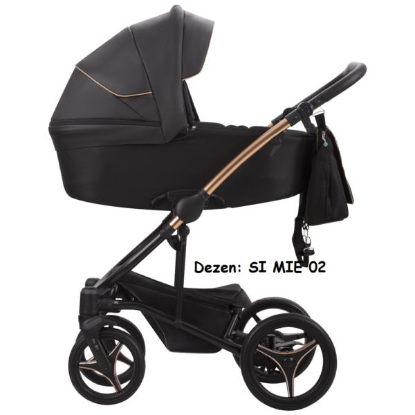 Kolica za bebe Bebetto Torino Premium Class 2/3 u 1 Si mie 02 (eko koža/platno)