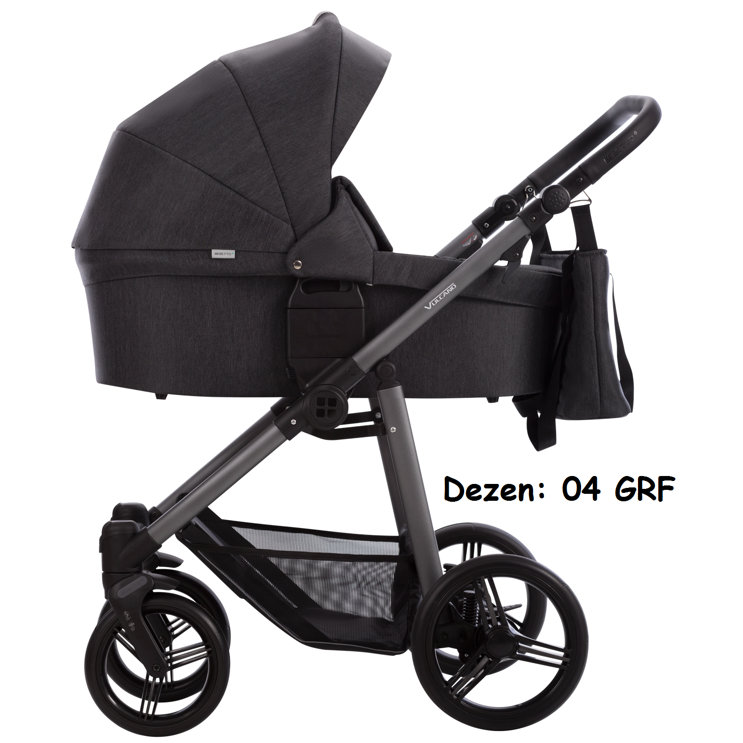 Kolica za bebe Bebetto VULCANO set 2/3 u 1 04 GRF (platno)