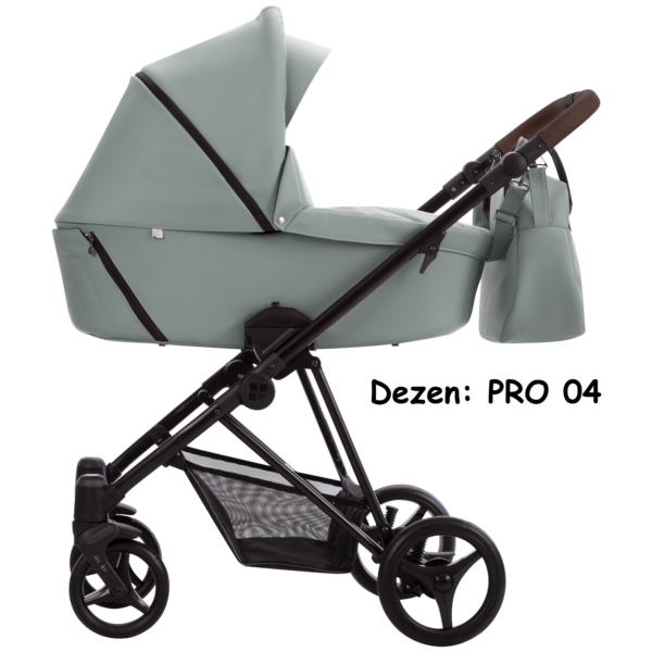 Kolica za bebe Bebetto Yoddi, set 2/3u1, PRO 04 (eko koža)