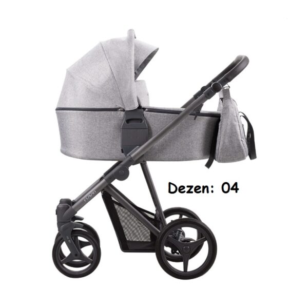 Kolica za bebe Bebetto Flavio, set 2/3u1, 04 (platno)