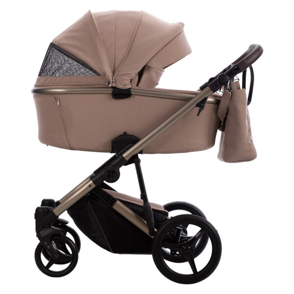 Kolica za bebe Bebetto LOREN PREMIUM CLASS set 2/3 u 1, platno/eko koža