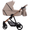 Kolica za bebe Bebetto Yoddi, set 2/3 u 1, platno/eko koža/premium class