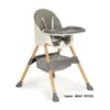 Hranilica za bebe Eco Toys TEO 2u1 GRAY WOOD