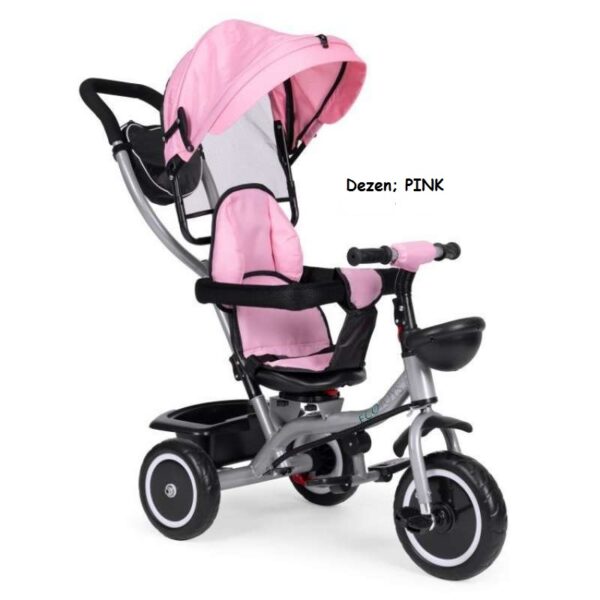 Tricikli/guralica za decu Eco Toys MARKOS PINK