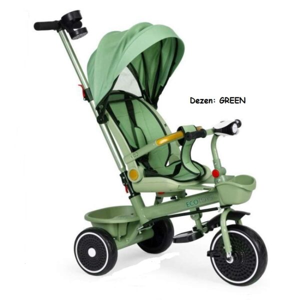 Tricikli/guralica za decu Eco Toys REST GREEN