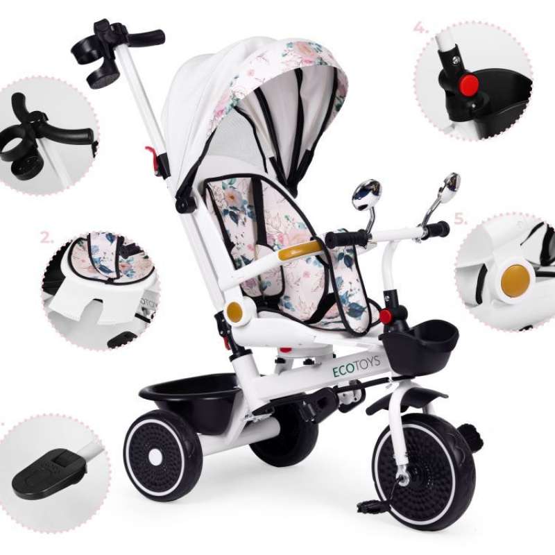 Tricikli/guralica za decu Eco Toys MIRROR