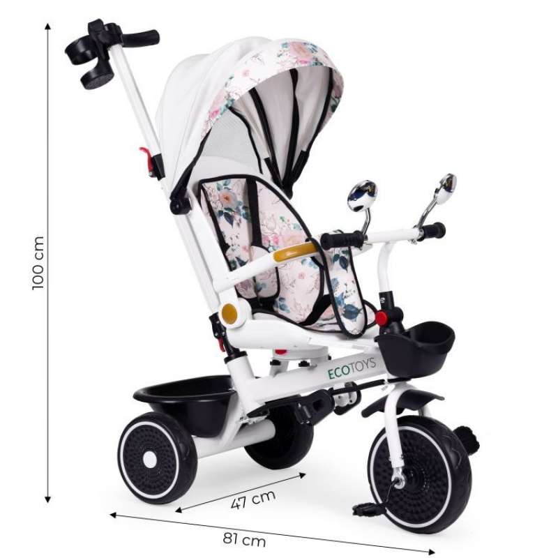 Tricikli/guralica za decu Eco Toys MIRROR