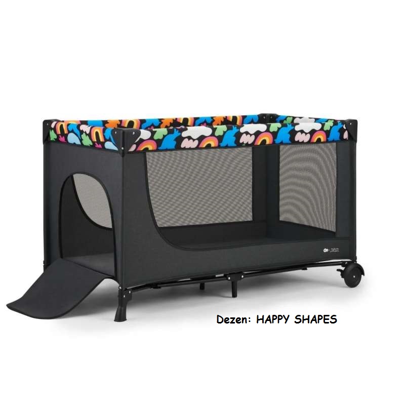 Prenosivi krevetac za bebe Kinderkraft JOY HAPPY SHAPES