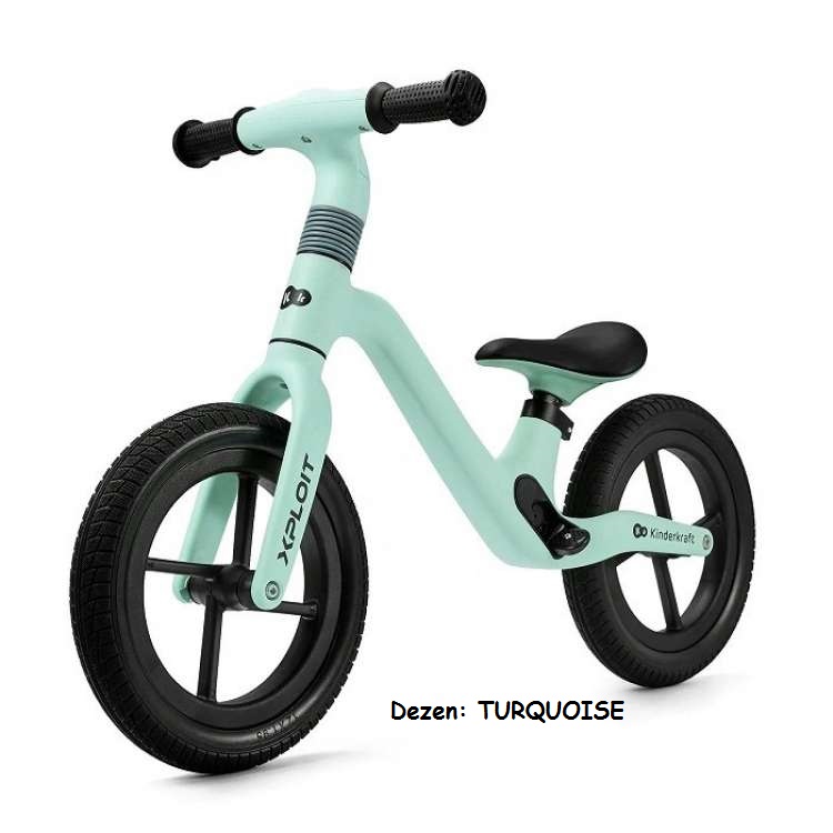 Guralica/balance bike Kinderkraft XPLOIT SILVER TURQUOISE