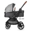 Kolica za bebe Coccolle AMANI set 3u1 GRAY