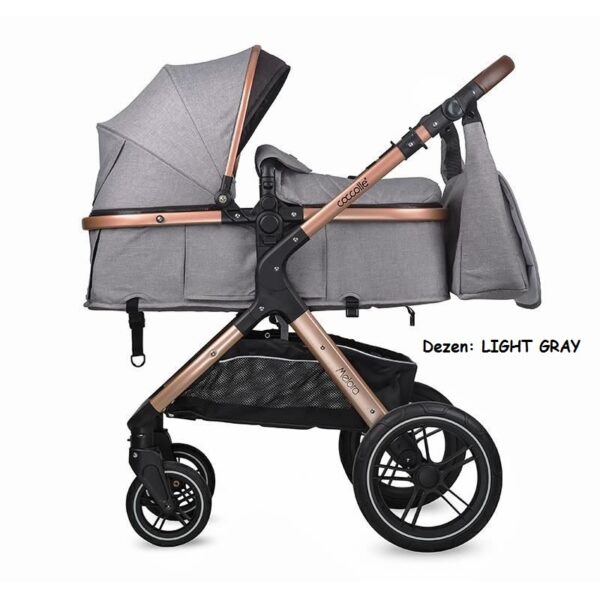 Kolica za bebe Coccolle MELORA set 3u1 LIGHT GRAY
