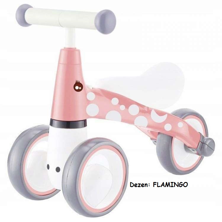 Tricikli / guralica za decu Eco Toys ANIMALS FLAMINGO
