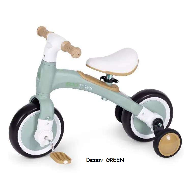 Balance bike/ guralica za decu Eco Toys LITTLE HELPER GREEN