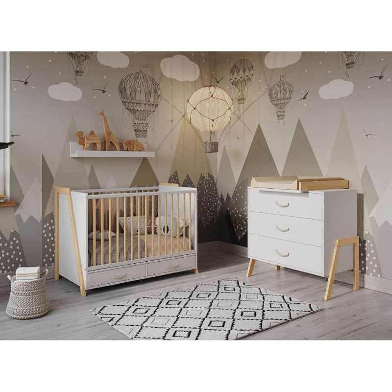 Krevetac za bebe Lettino LUNA 3u1