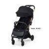 Kišobran kolica Kinderkraft Apino BLACK