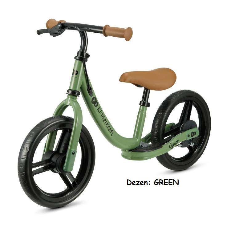 Guralica/balance bike Kinderkraft SPACE GREEN