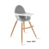 Hranilica za bebe Kinderkraft FINI 2u1 GRAY